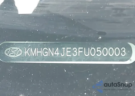 2015 Hyundai Genesis 3.8 from USA, damaged, VIN KMHGN4JE3FU050003
